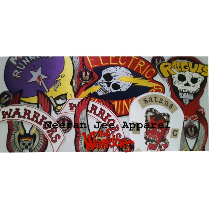 Moon Runners Embroidery Patch, The Warriors Movie Patch, Moon Runners
